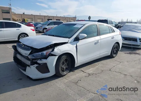 2019 Hyundai Ioniq Hybrid Blue из США, поврежденный, VIN KMHC65LC8KU178745